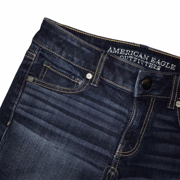 American Eagle Distressed Super Stretch Shorts 00 - Picture 2 of 8